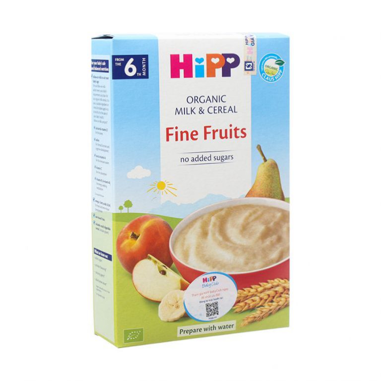 Bột ăn dặm Hipp Hoa quả tổng hợp - hộp giấy 250g